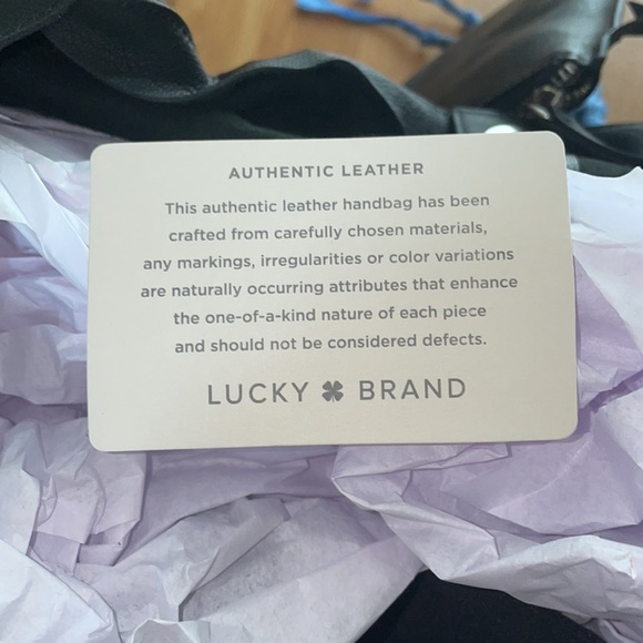 NWT Lucky Brand Diam Tote Bage Black - Picture 6 of 8